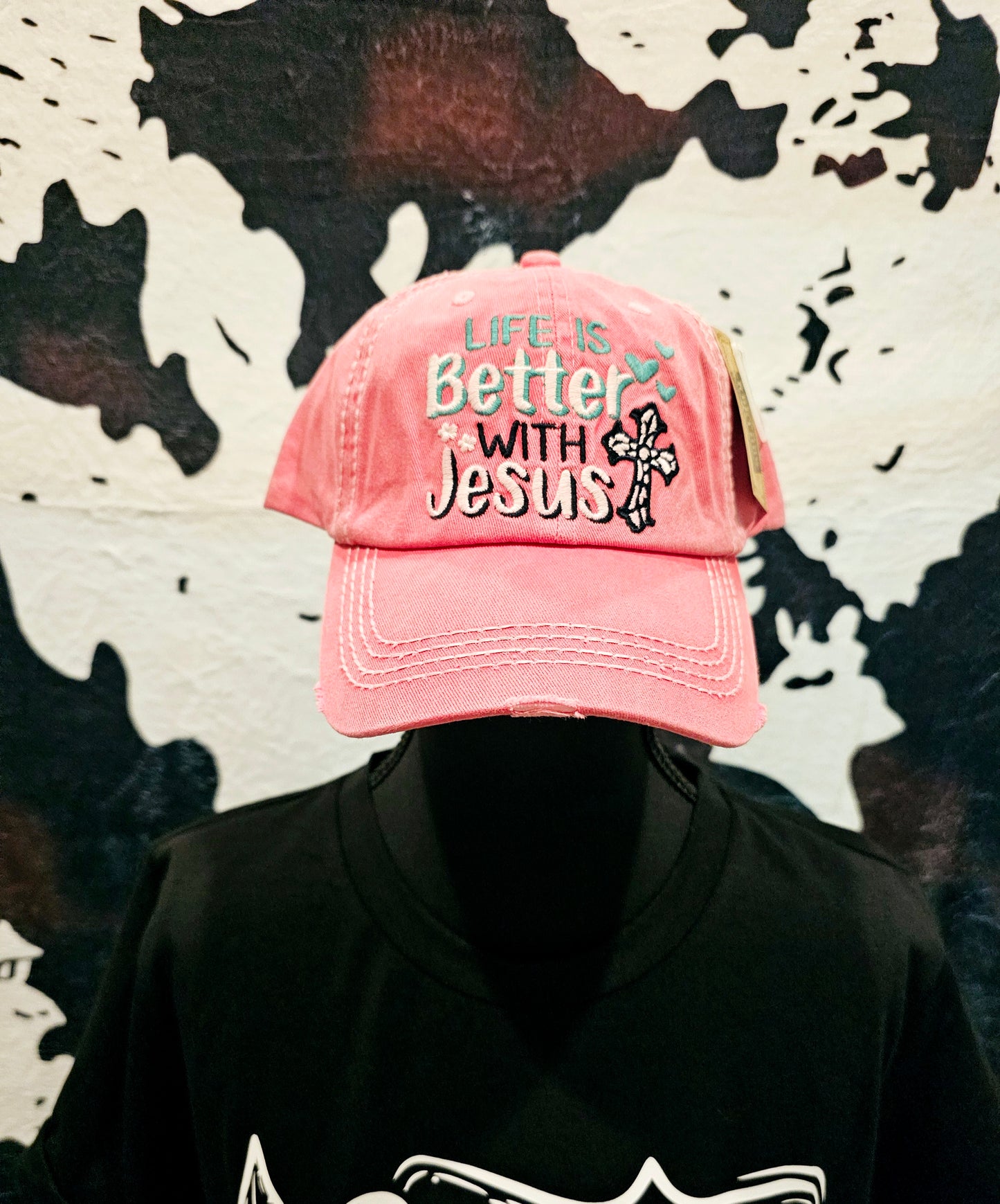 Life Is Better With Jesus - Pink