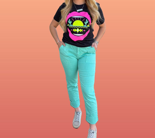 Turquoise Pants